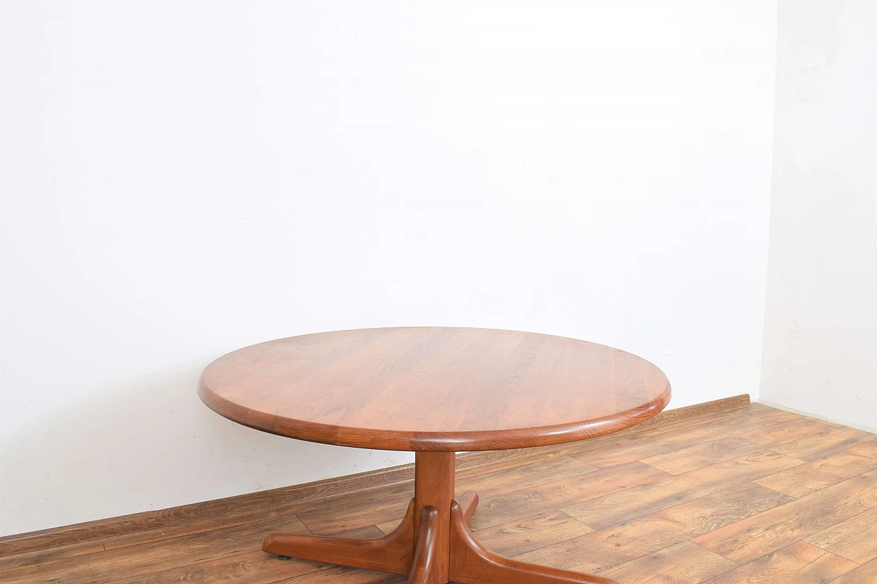 Danish coffee table in solid teak, 1970s 6