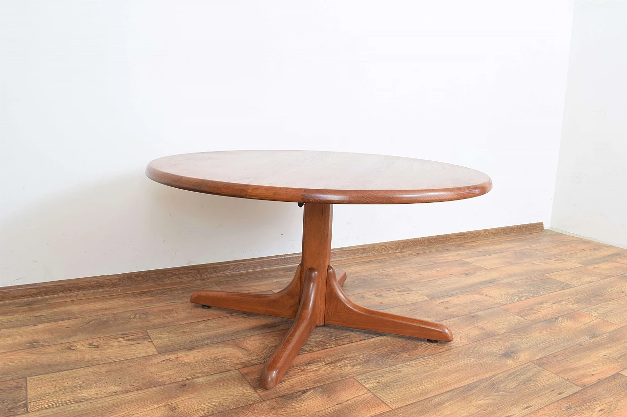 Danish coffee table in solid teak, 1970s 7