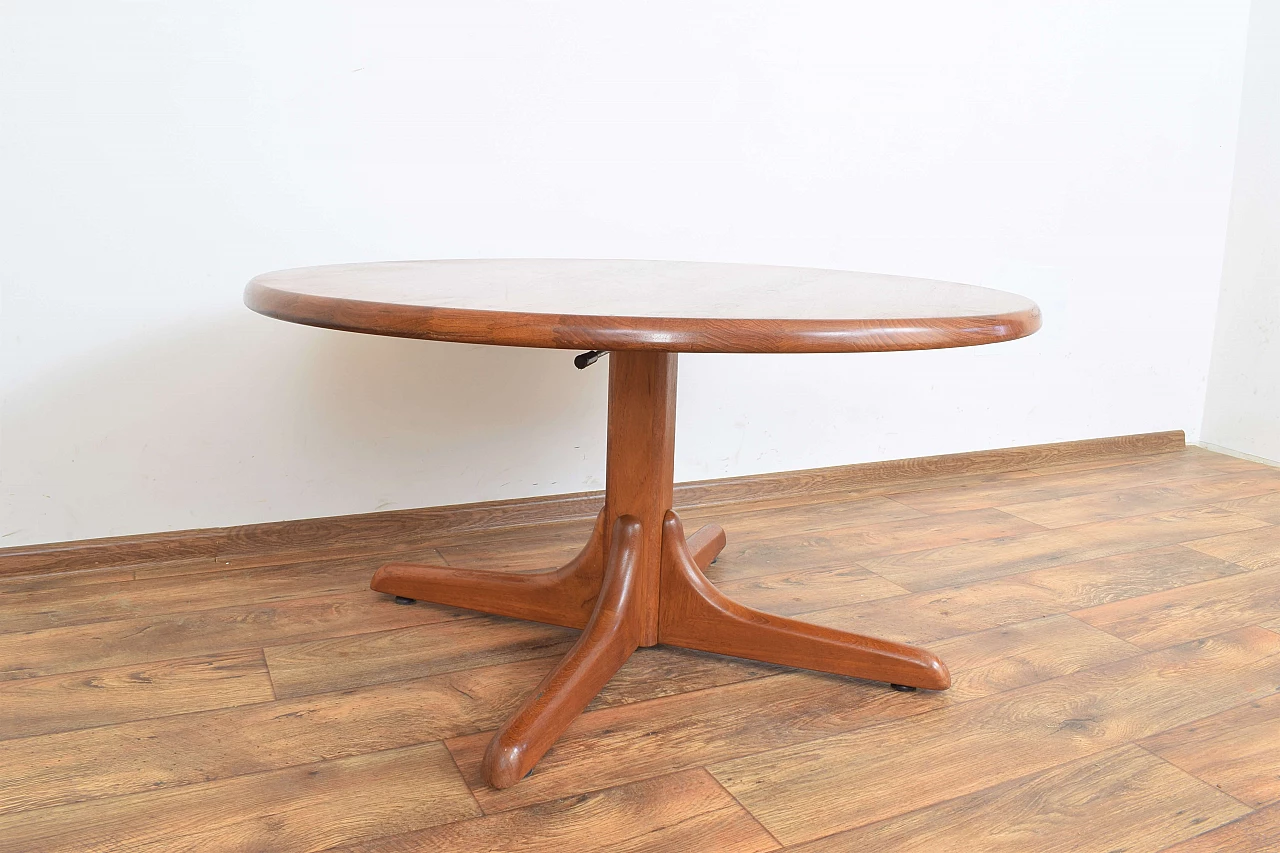 Danish coffee table in solid teak, 1970s 8