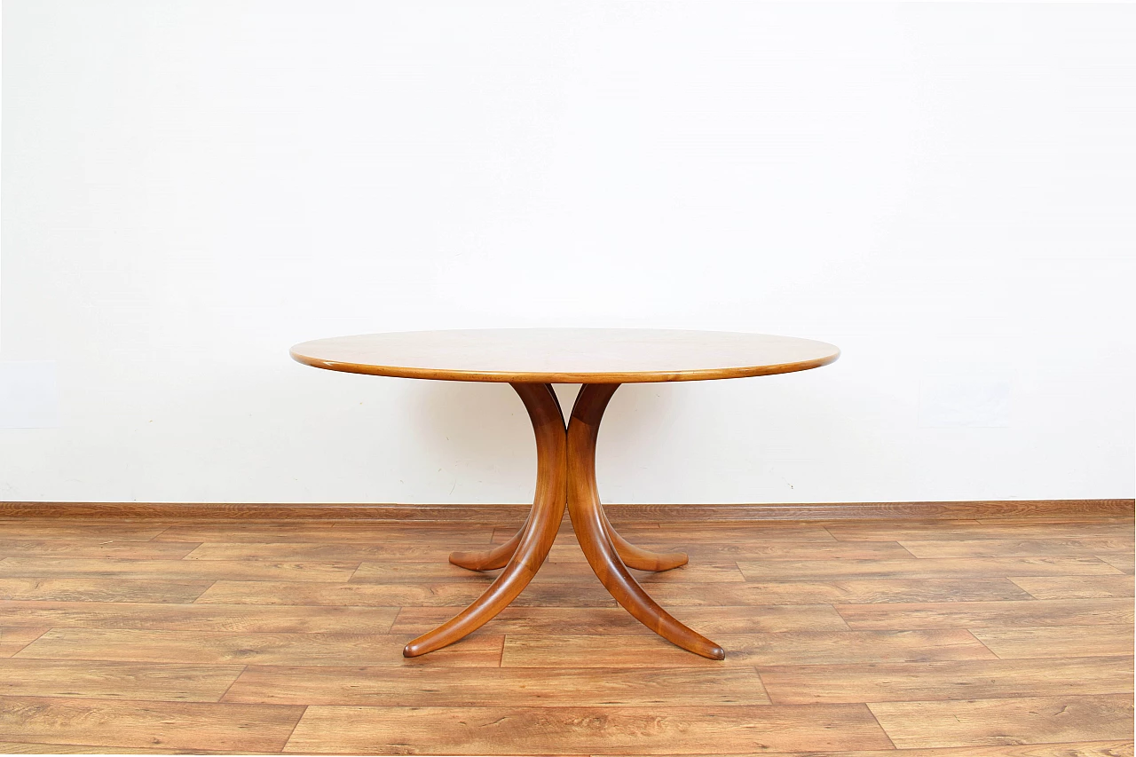 Walnut coffee table by Alma, 1960s 2