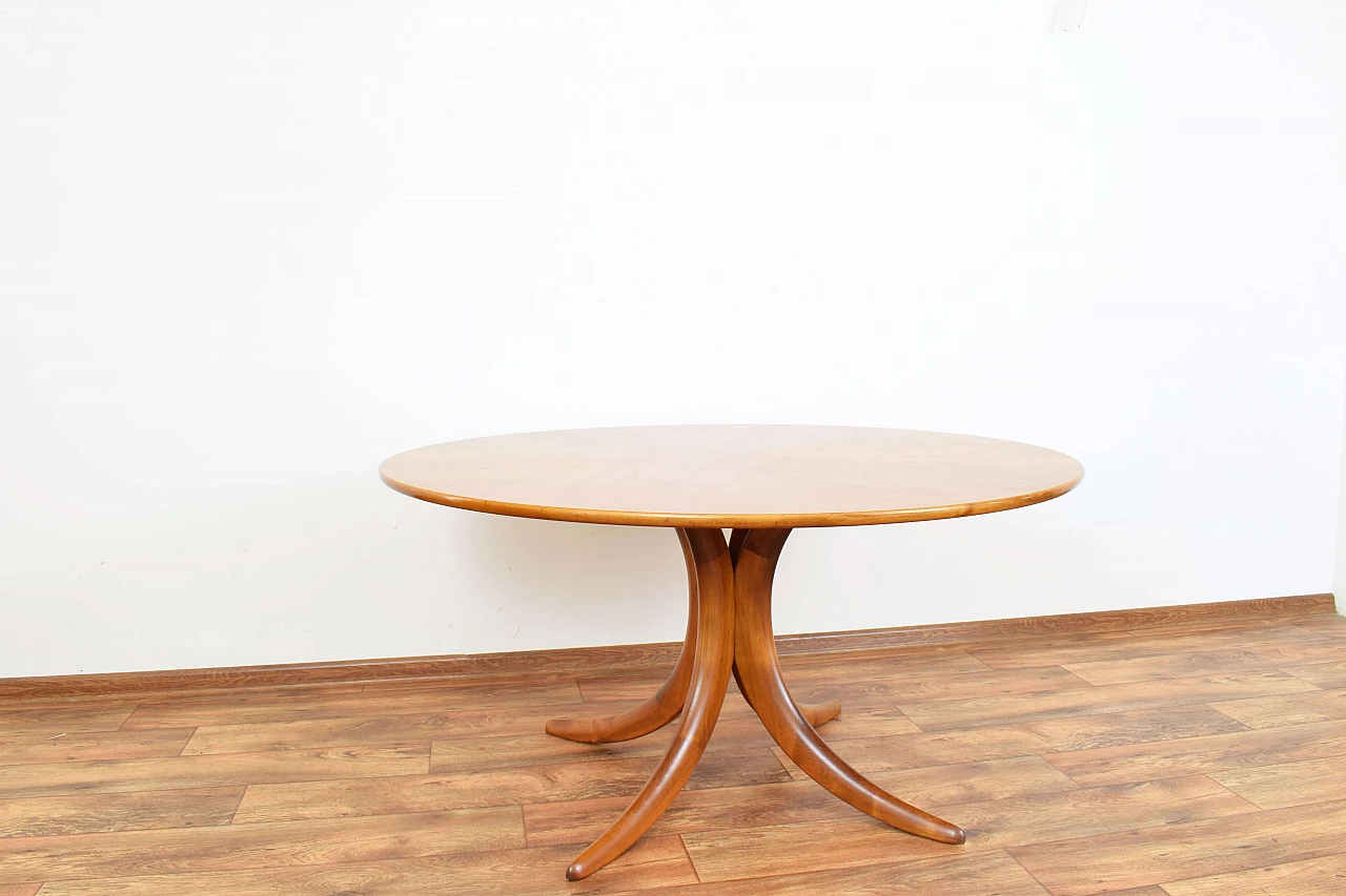 Walnut coffee table by Alma, 1960s 5