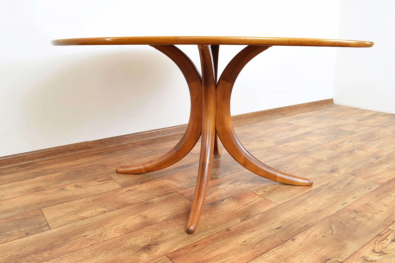 Walnut coffee table by Alma, 1960s 6