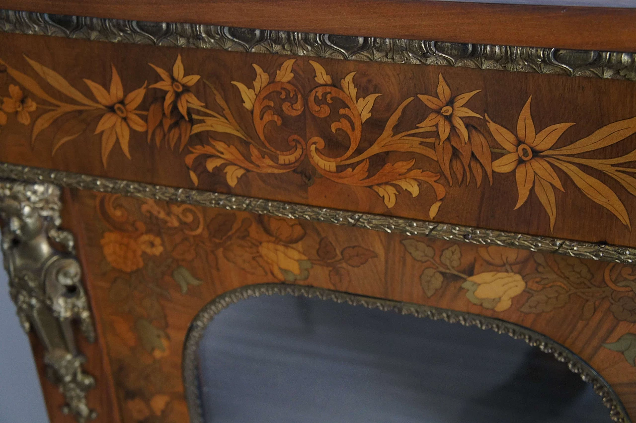 French Boulle-style inlaid and paneled wood sideboard, mid-19th century 2