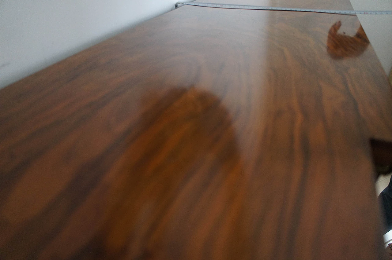 French Boulle-style inlaid and paneled wood sideboard, mid-19th century 6