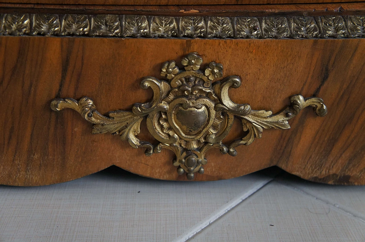 French Boulle-style inlaid and paneled wood sideboard, mid-19th century 17