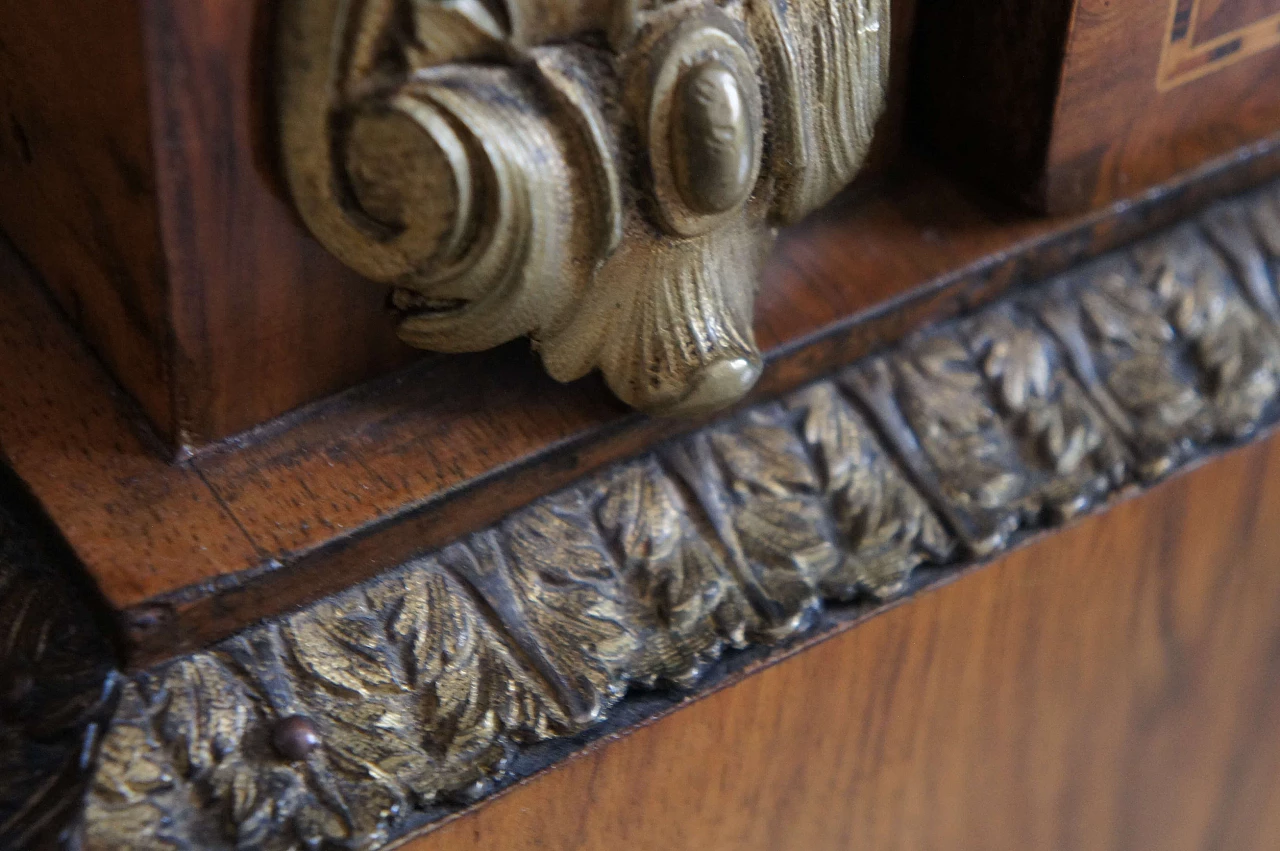 French Boulle-style inlaid and paneled wood sideboard, mid-19th century 19