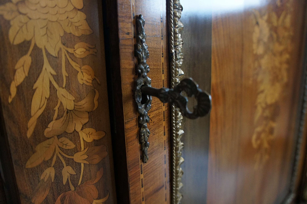 French Boulle-style inlaid and paneled wood sideboard, mid-19th century 20
