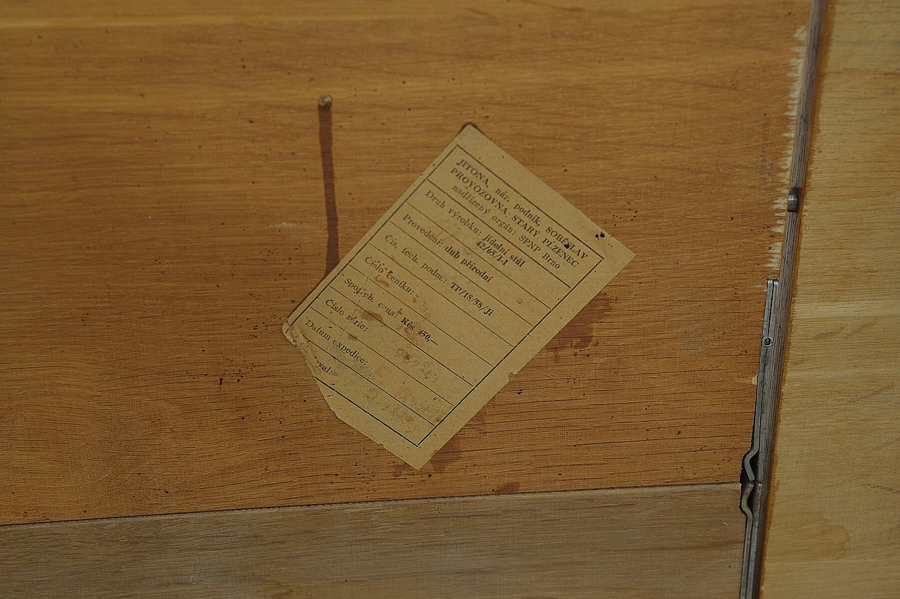 Tavolo da pranzo in legno di Jitona, anni '60 22