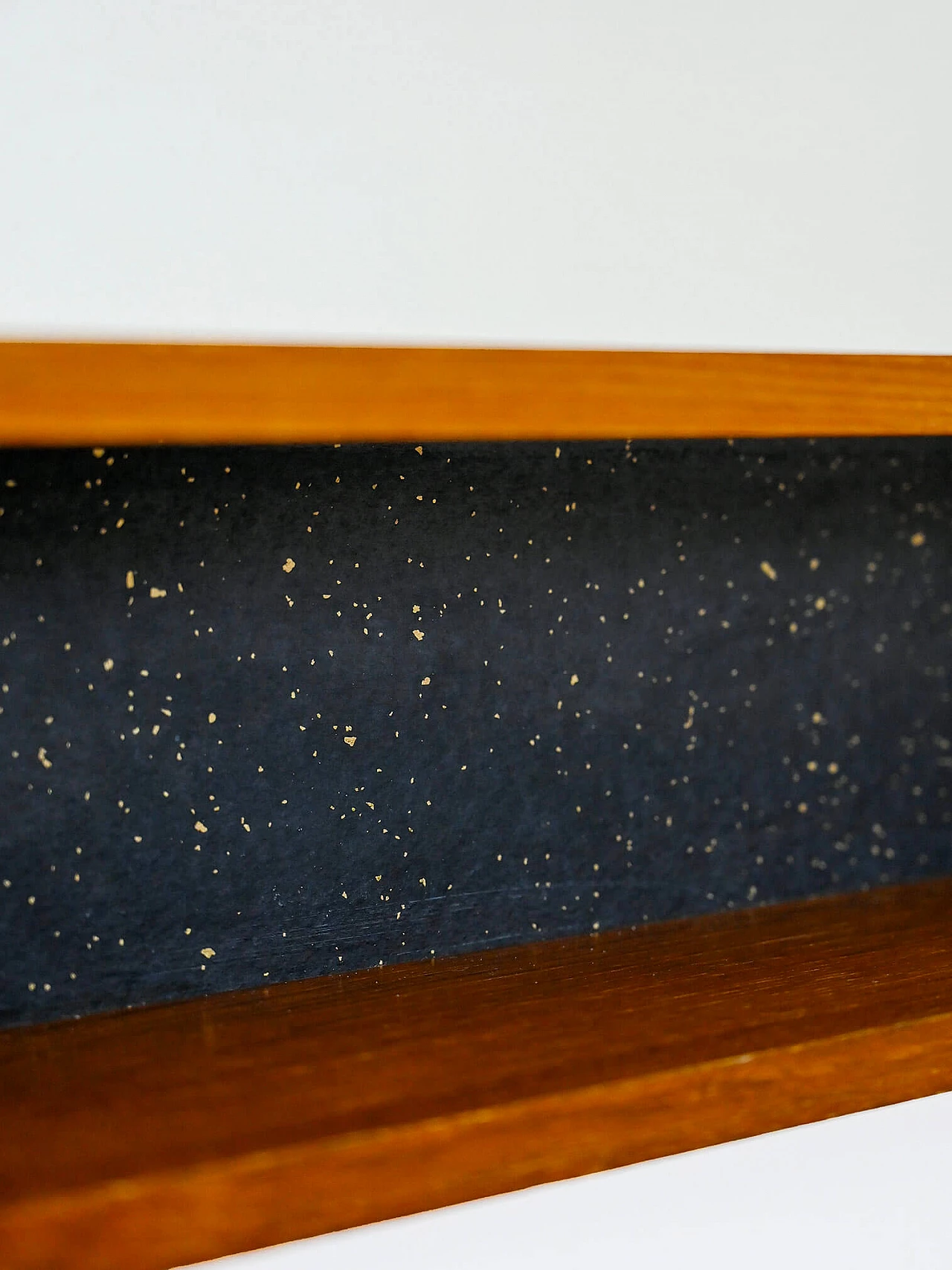 Specchio in teak con mensola, anni '60 6