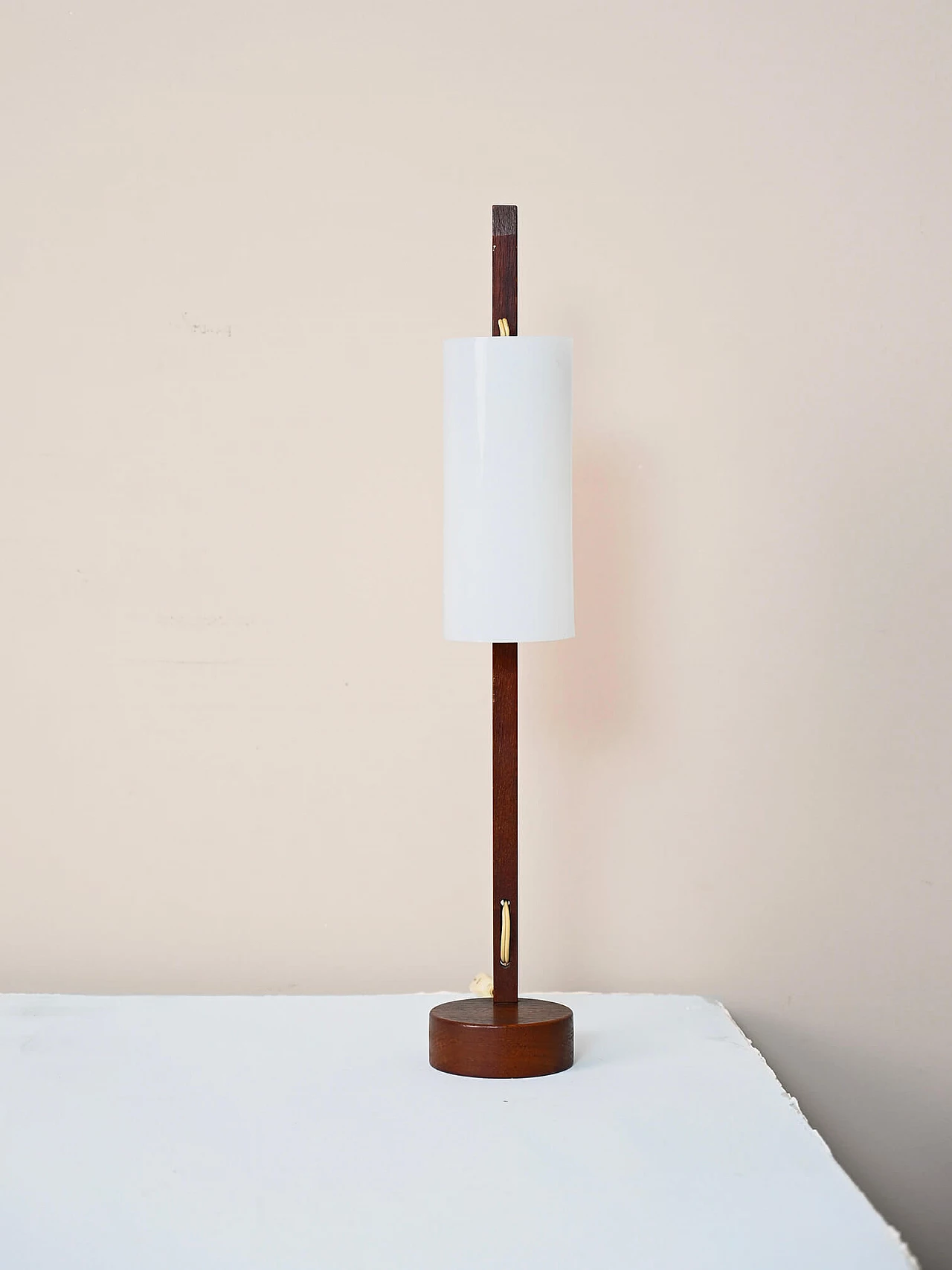 Teak and bakelite table lamp by Hans Agne Jakobsson for Markaryd, 1950s 5