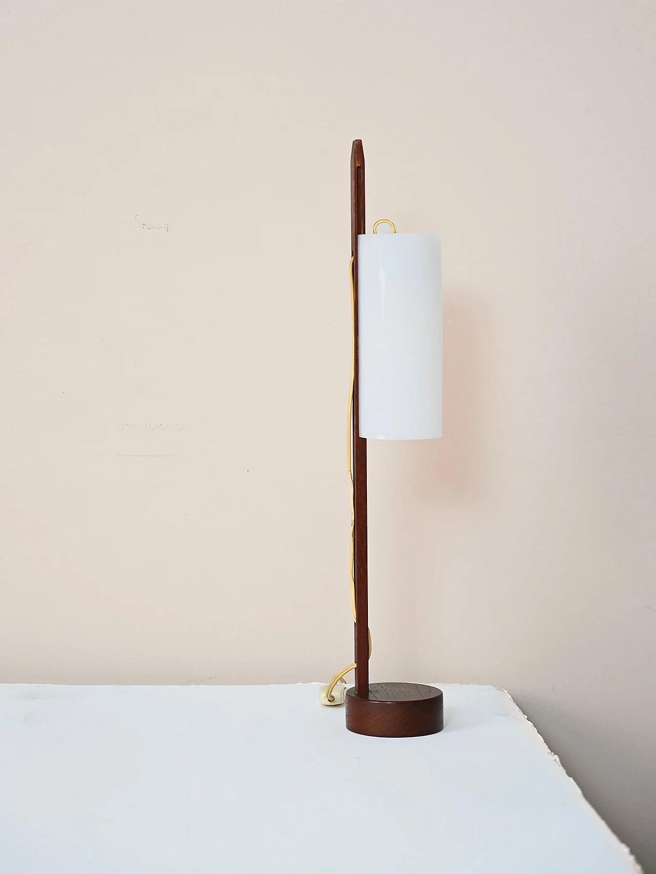 Teak and bakelite table lamp by Hans Agne Jakobsson for Markaryd, 1950s 6