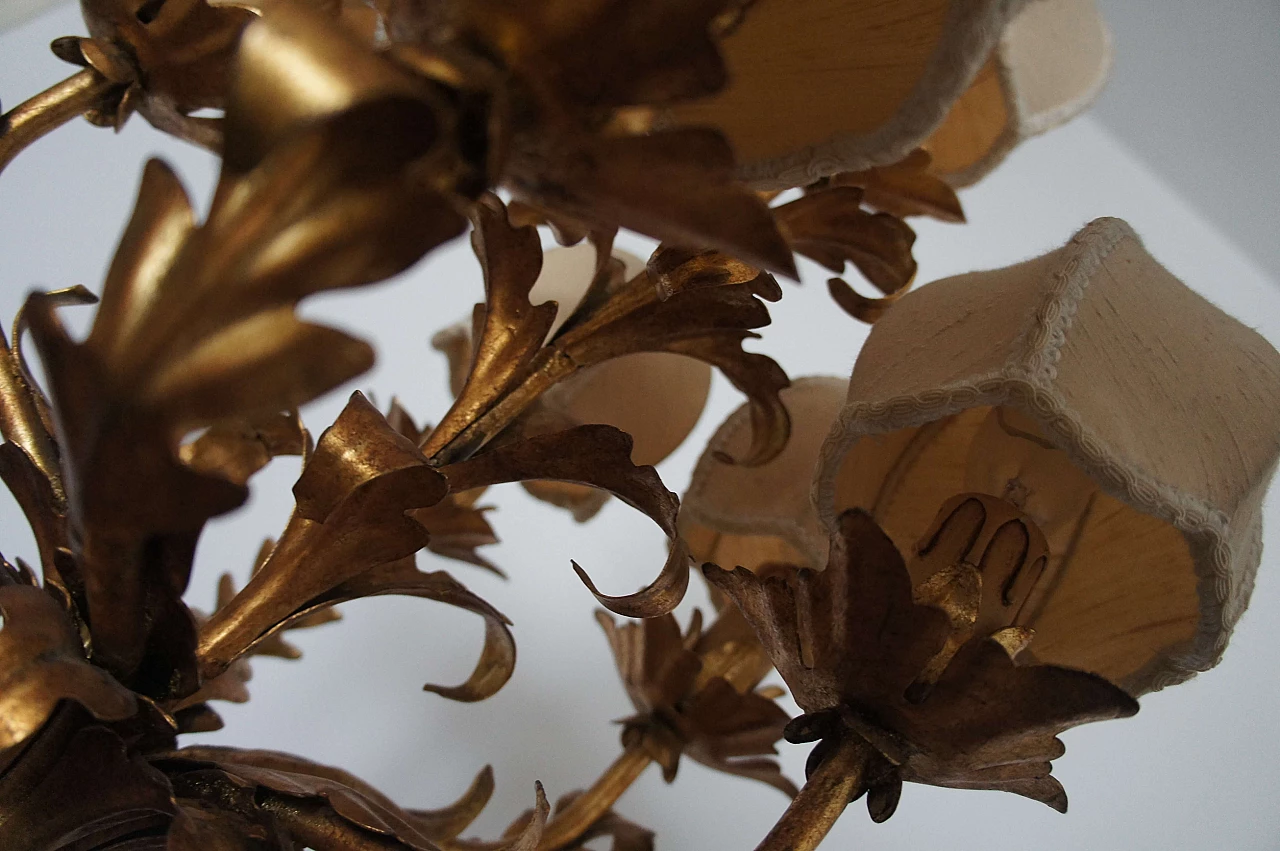 Table lamp decorated with gold leaf, 1920s 2