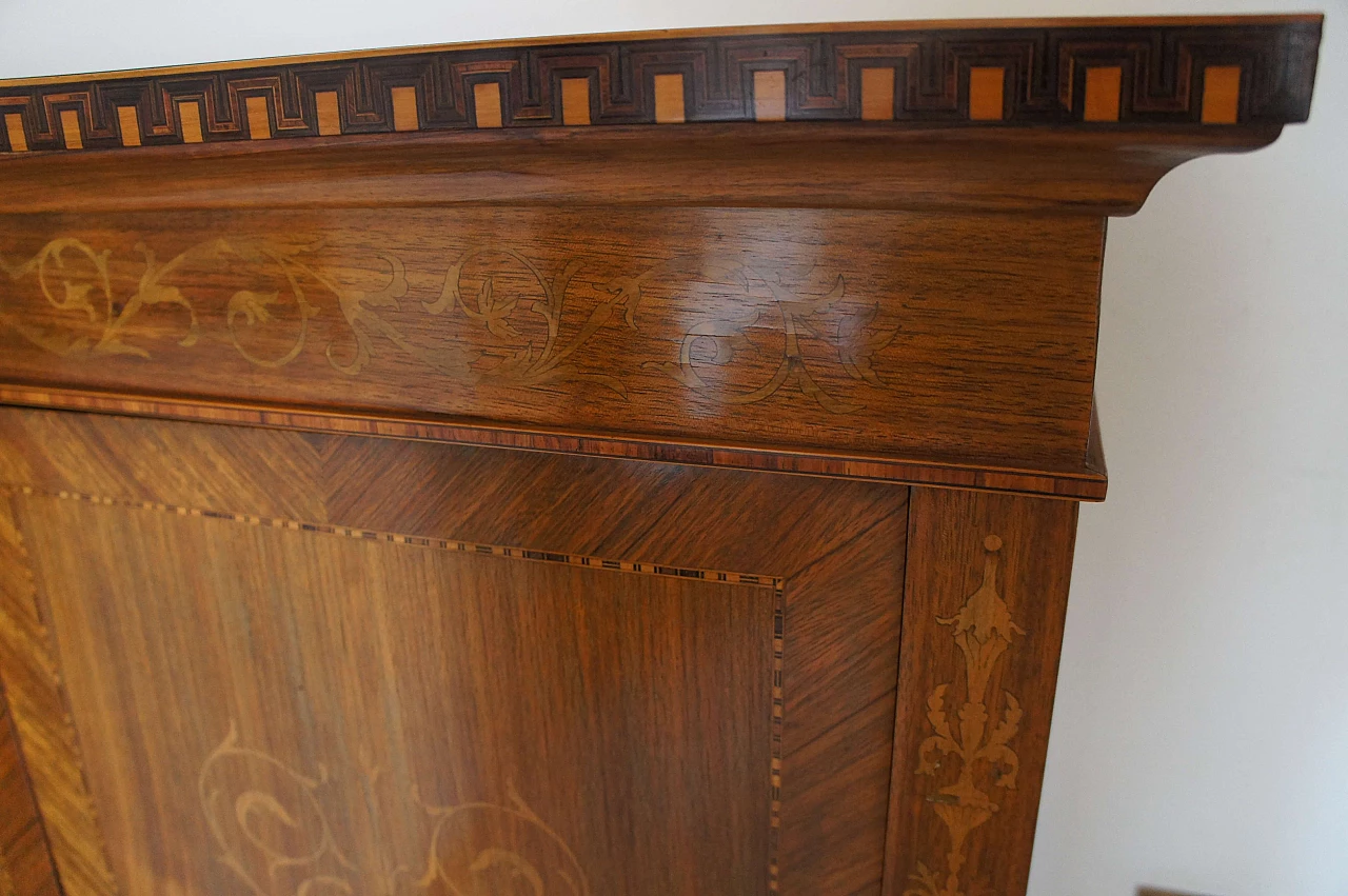 Walnut sideboard with bois de rose inlay, 1940s 7