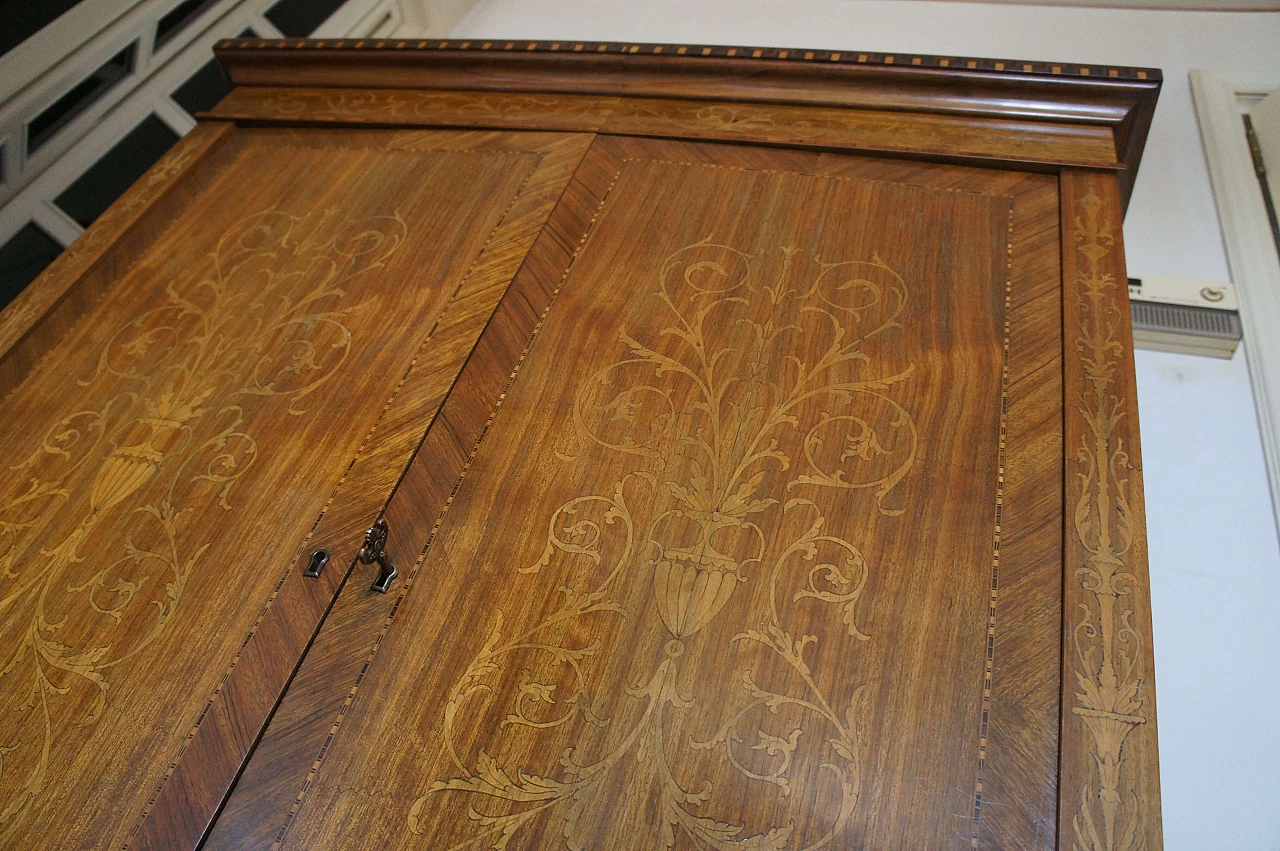 Walnut sideboard with bois de rose inlay, 1940s 13