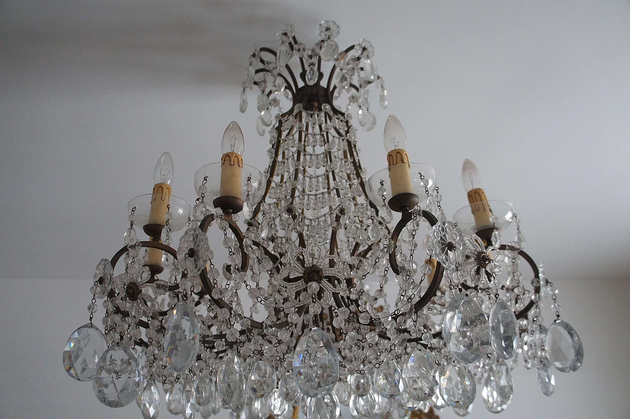 Crystal chandelier, late 19th century 1
