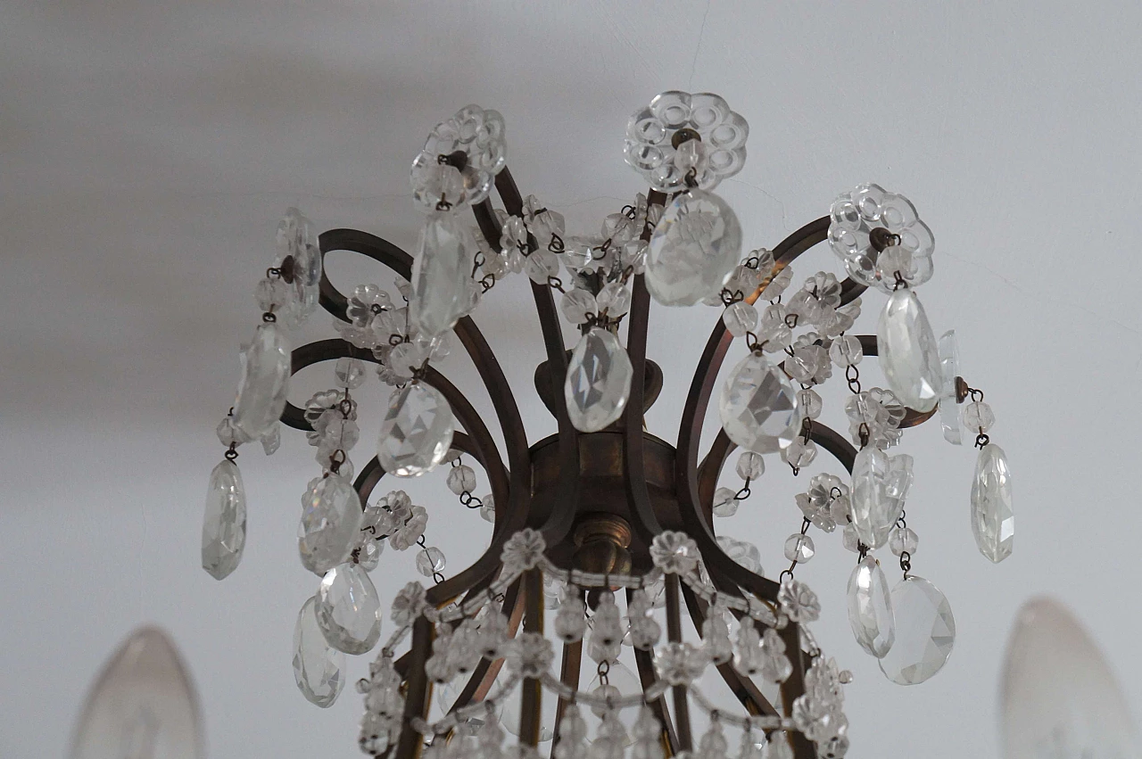 Crystal chandelier, late 19th century 4