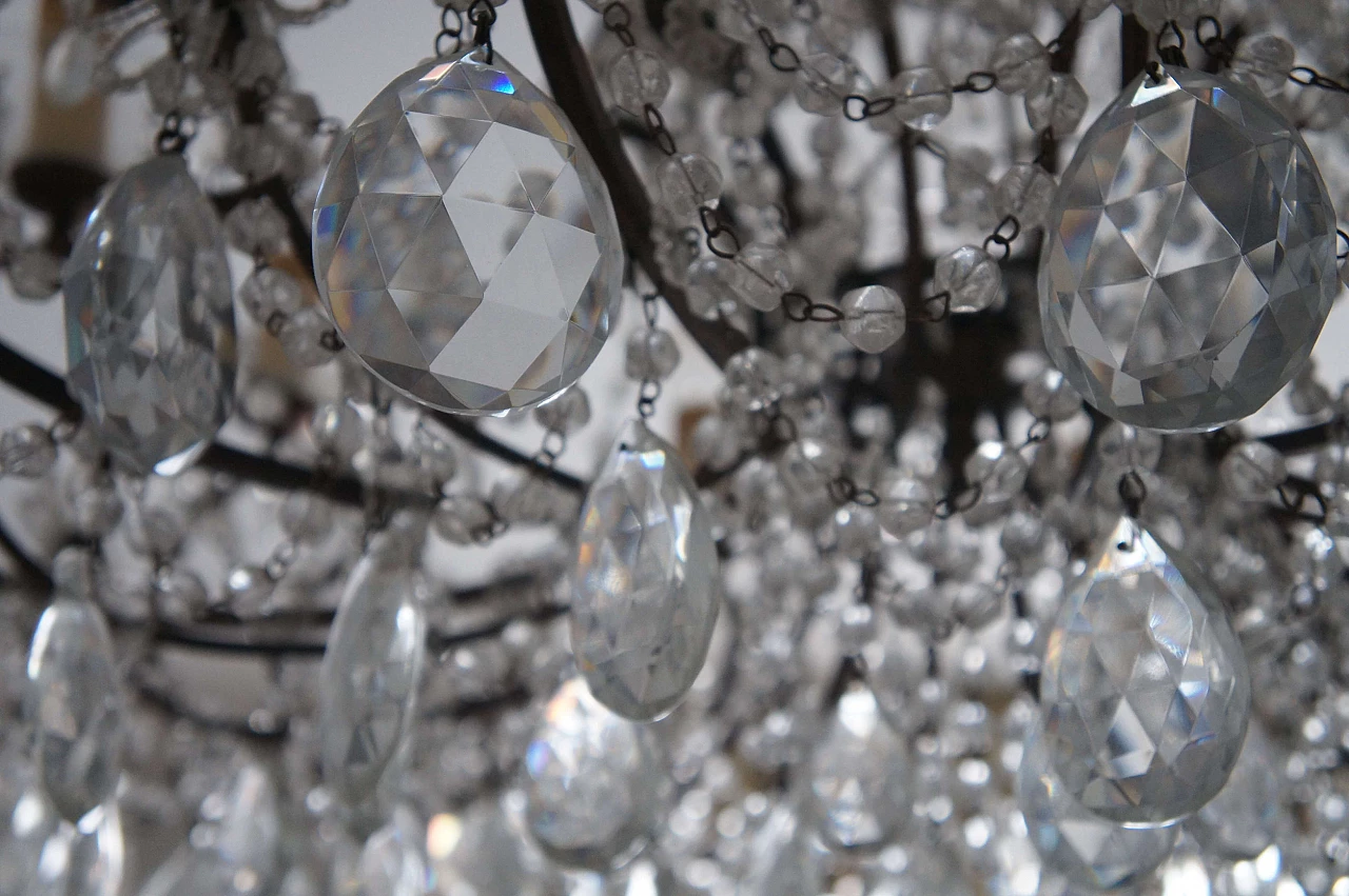 Crystal chandelier, late 19th century 6