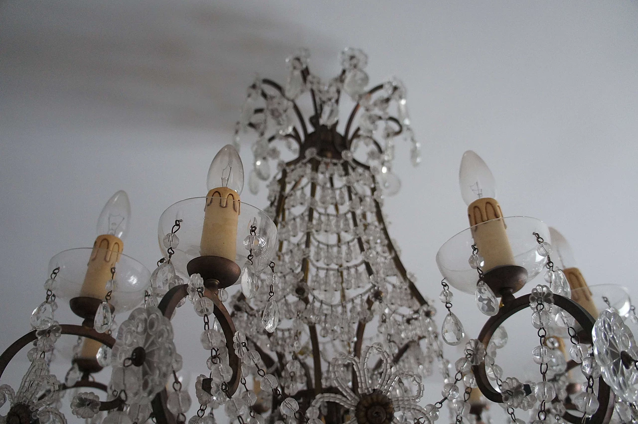 Crystal chandelier, late 19th century 7