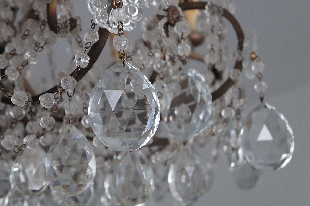 Crystal chandelier, late 19th century 8