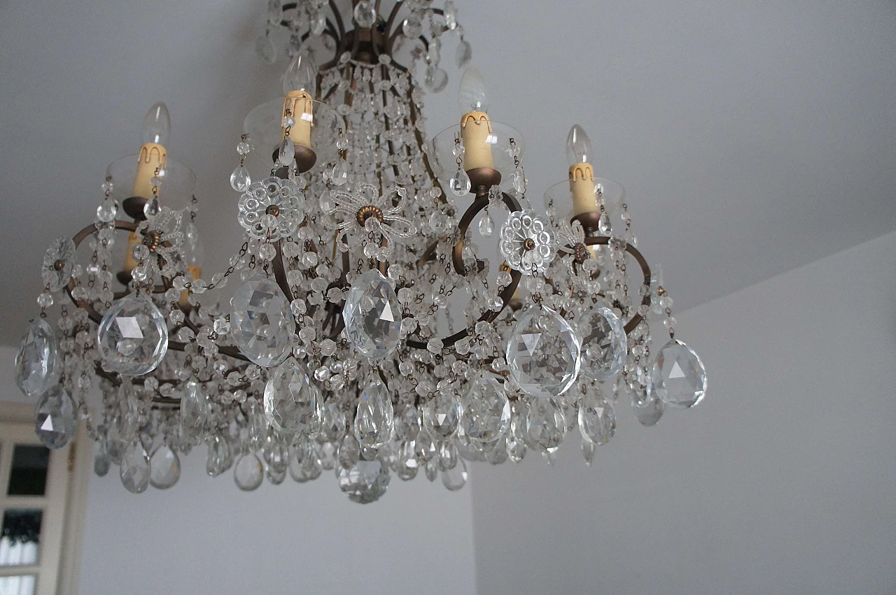 Crystal chandelier, late 19th century 9