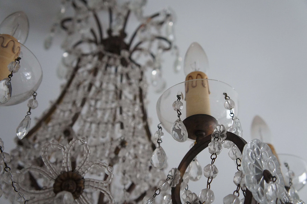 Crystal chandelier, late 19th century 10