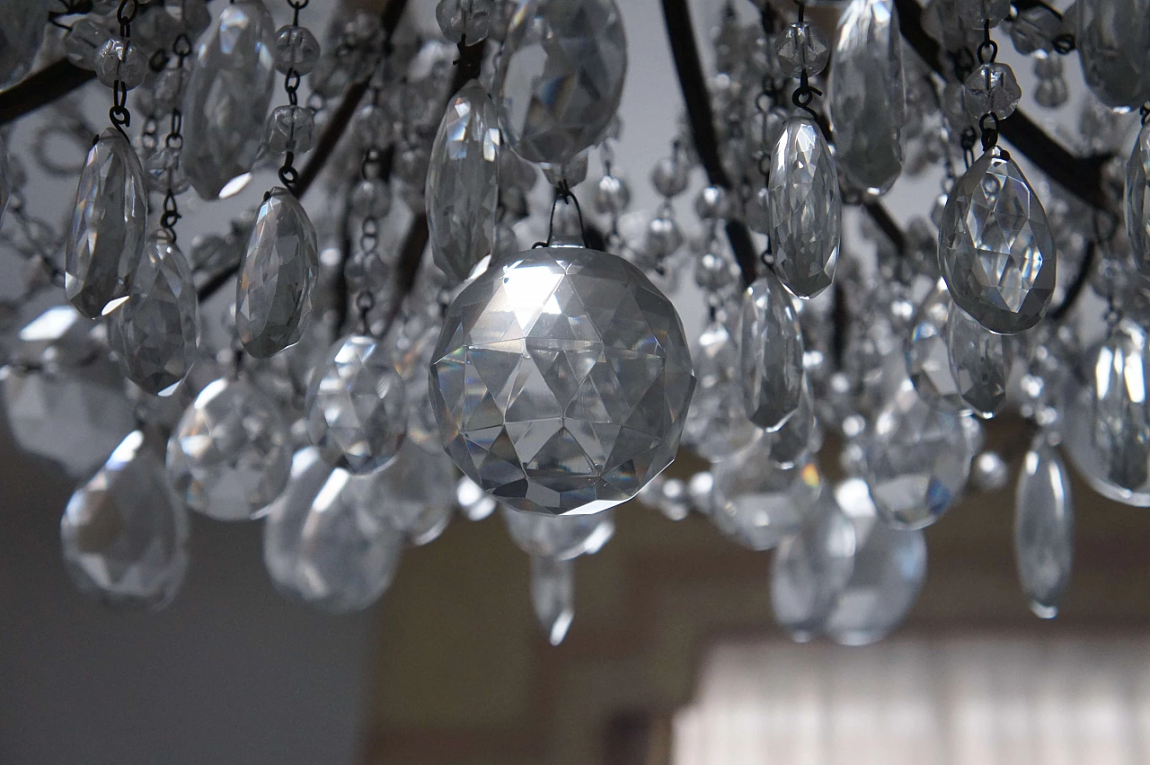 Crystal chandelier, late 19th century 11