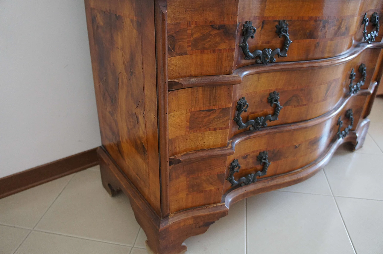 Walnut secretaire Bureau, late 19th century 17