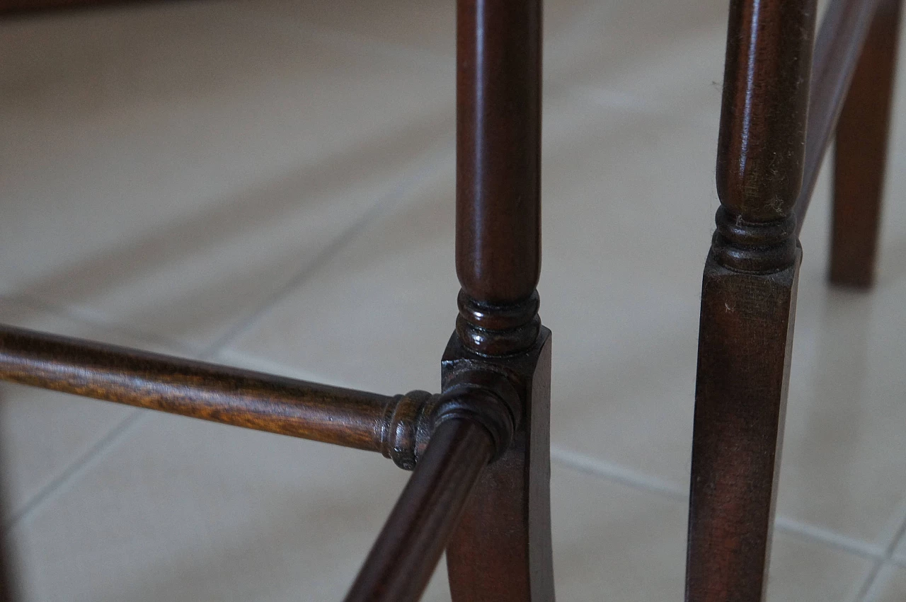 3 Tavolini ad incastro in mogano, anni '40 5