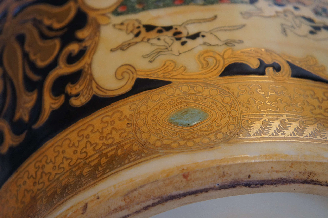 Vaso cinese in ceramica policroma 2