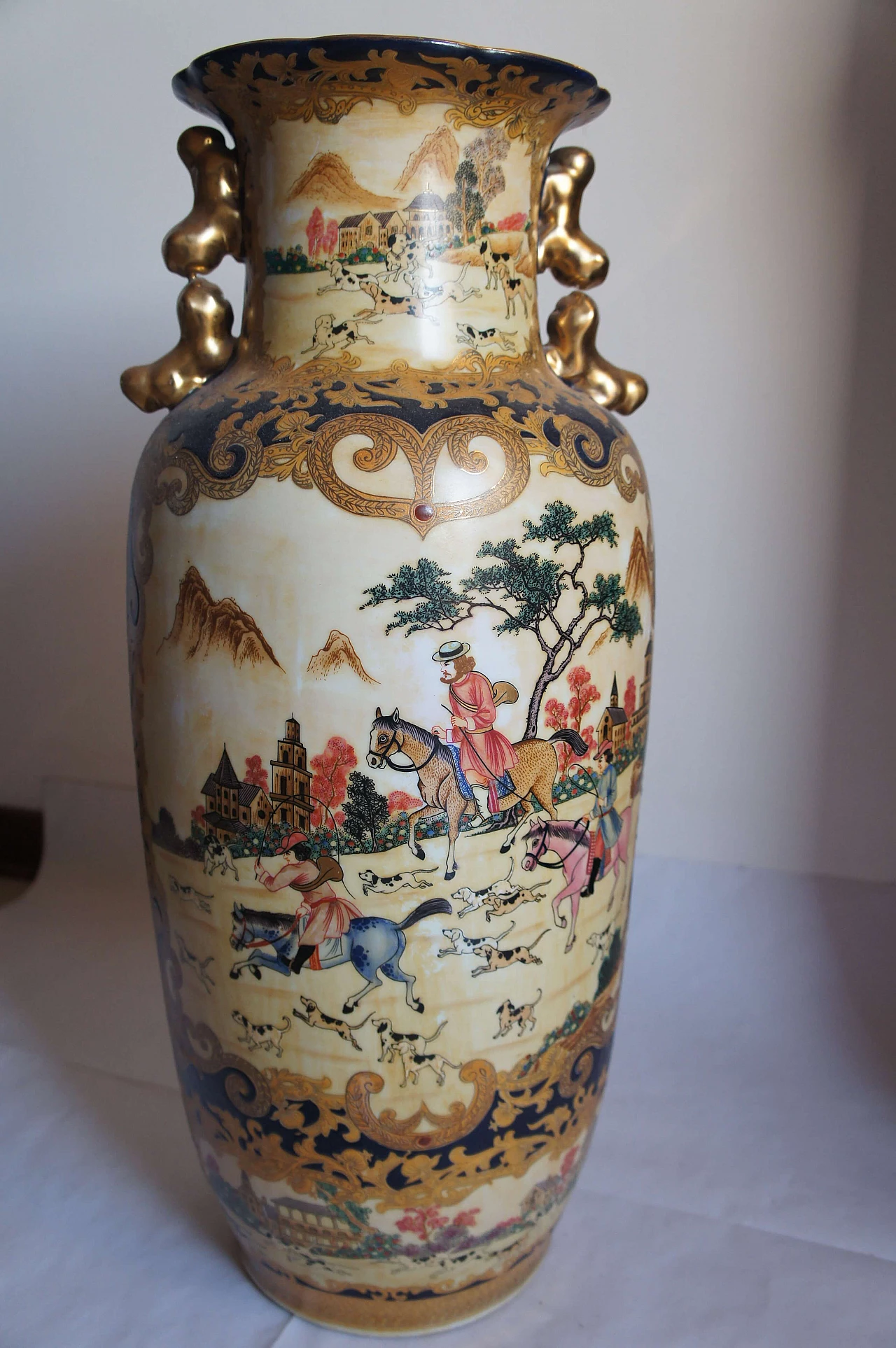 Vaso cinese in ceramica policroma 4