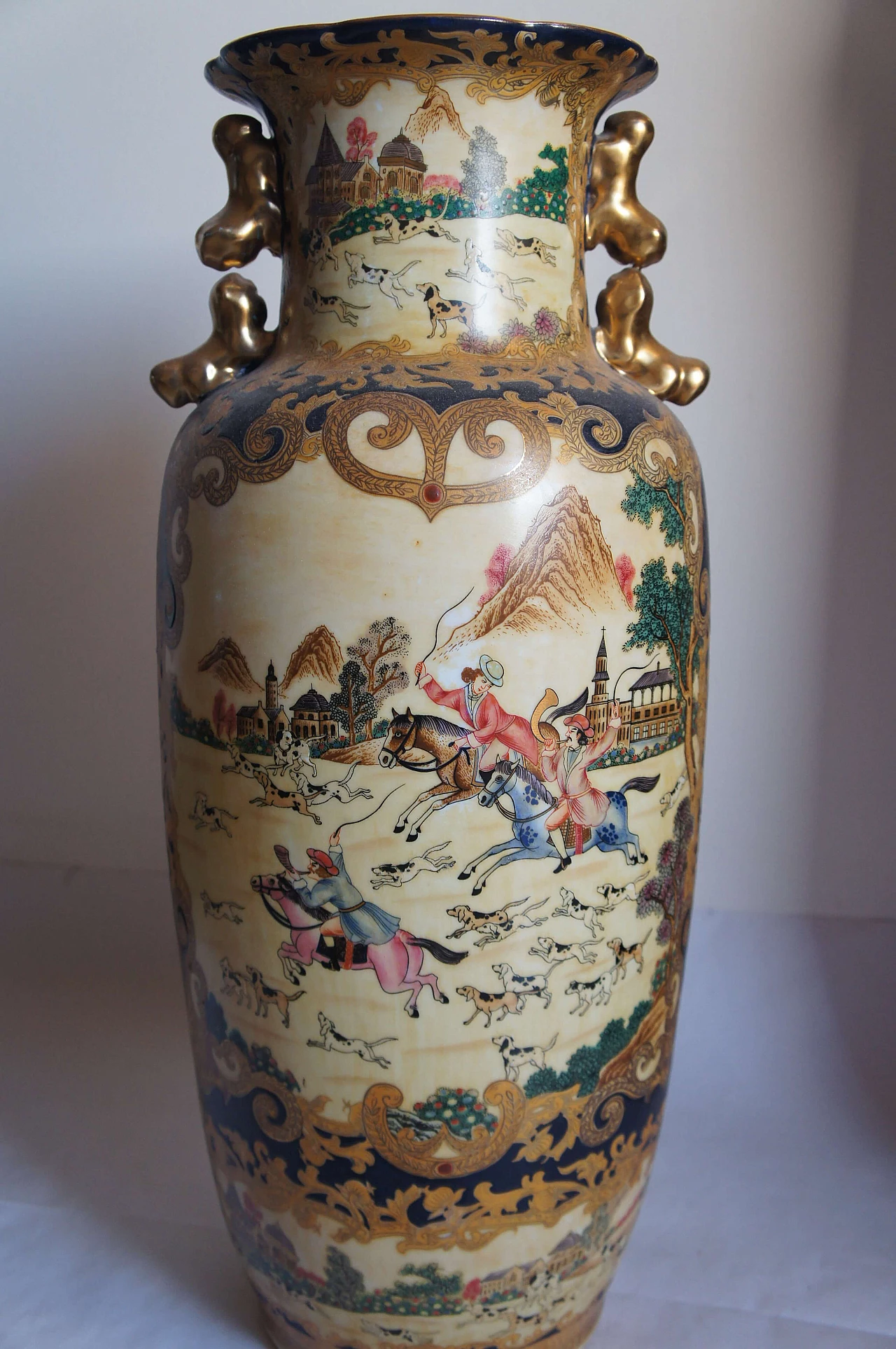 Vaso cinese in ceramica policroma 7