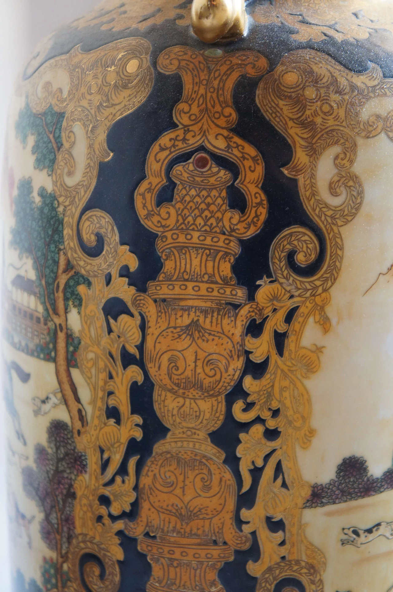 Vaso cinese in ceramica policroma 8