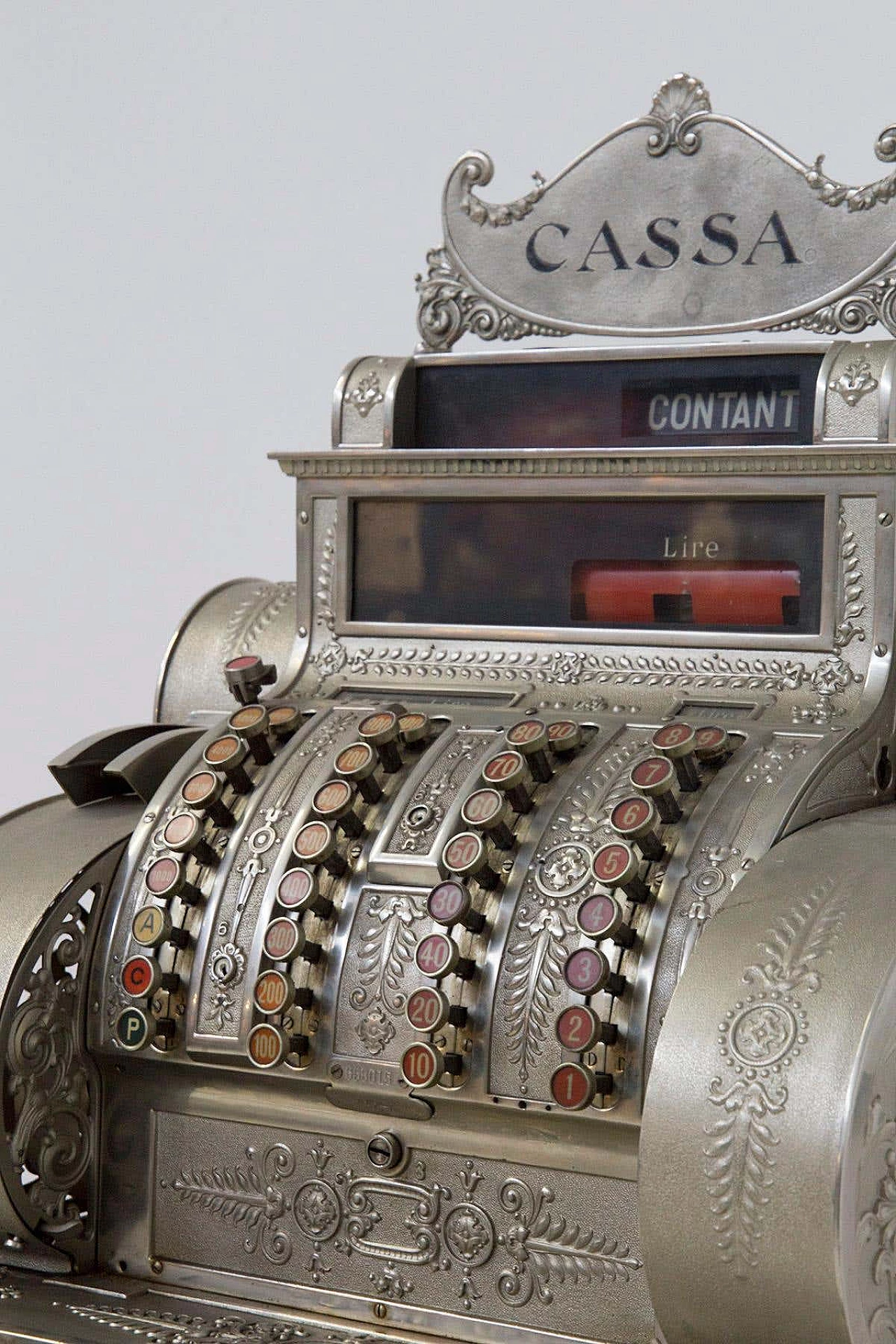 Metal cash register by National, early 20th century 5