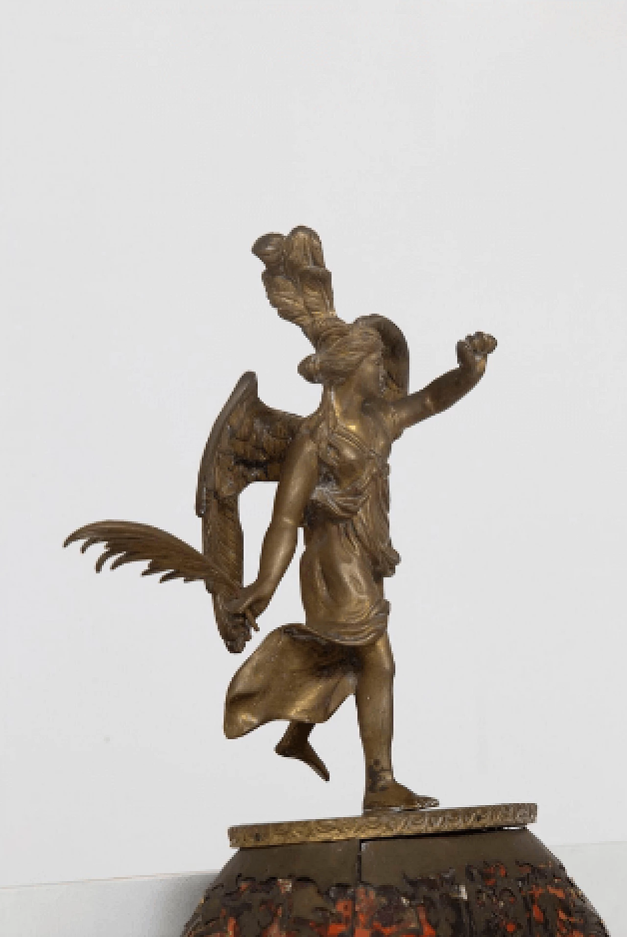 Boulle wall clock with shelf by Thuret Paris, early 20th century 12