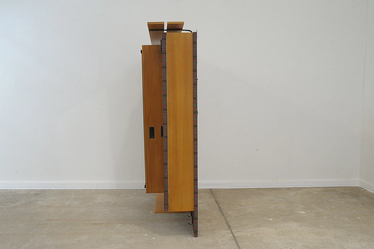 Hallway coat rack with shoe rack by AGP Holz, 1960s 21