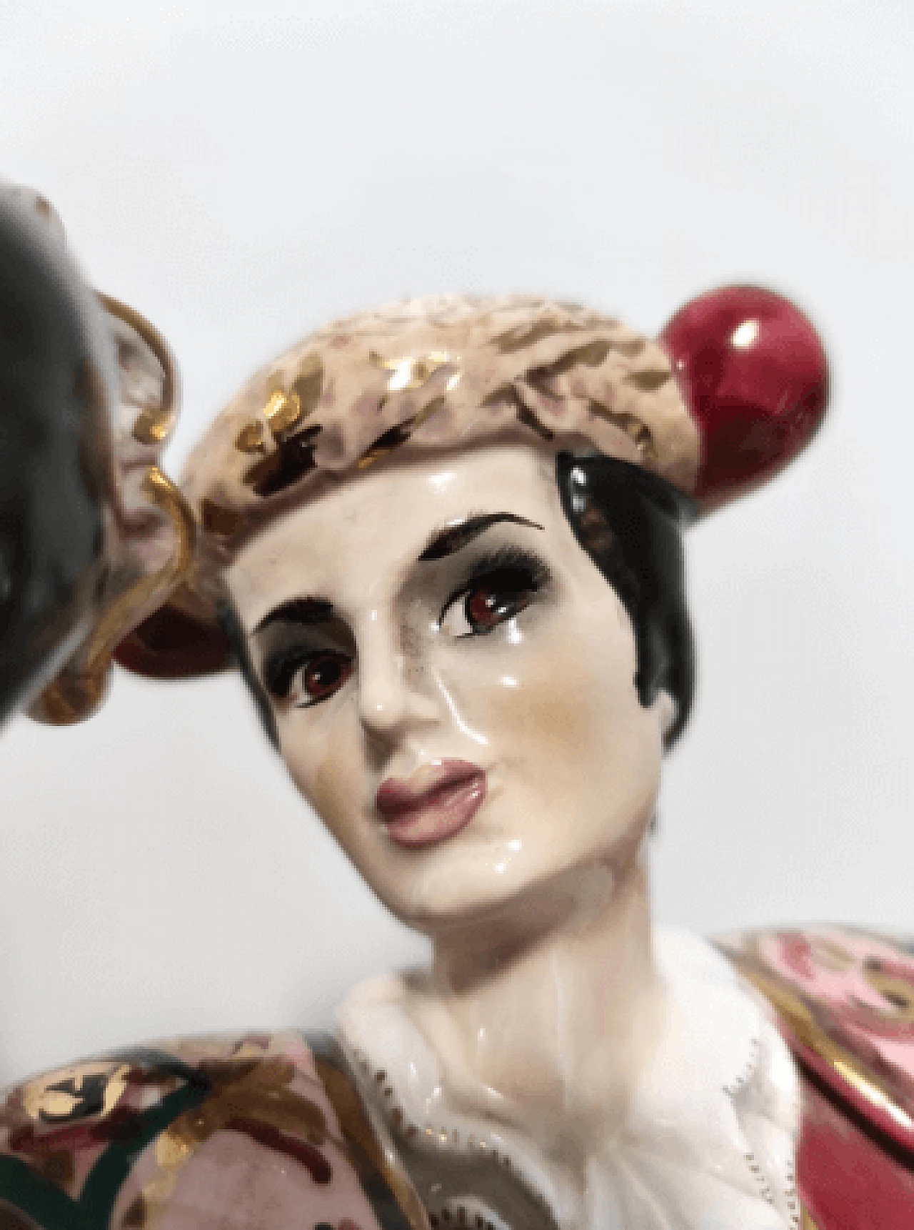 Scultura di torero e ballerina di flamenco in ceramica di Giovanni Girardi per Lenci, anni '50 7