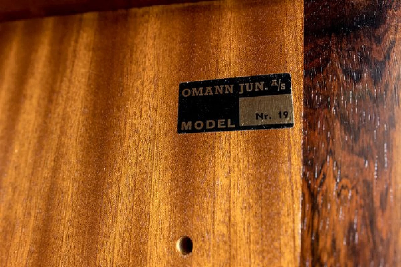 Credenza 19 in teak di Omann Jun, anni '60 3