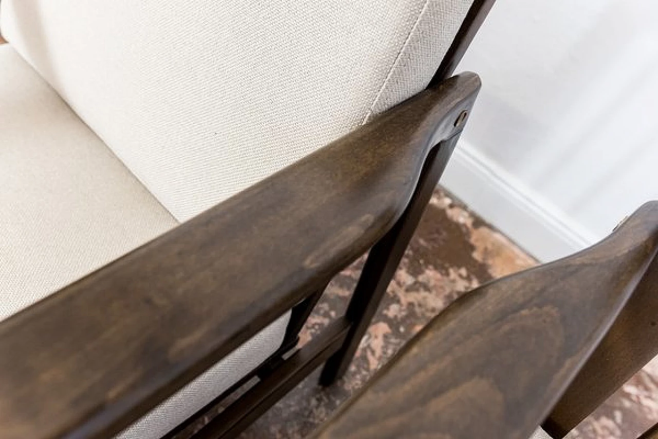 Pair of armchairs B 7522 by Zenon Bączyk for Swarzędzkie Fabryki Mebli, 1960s 4