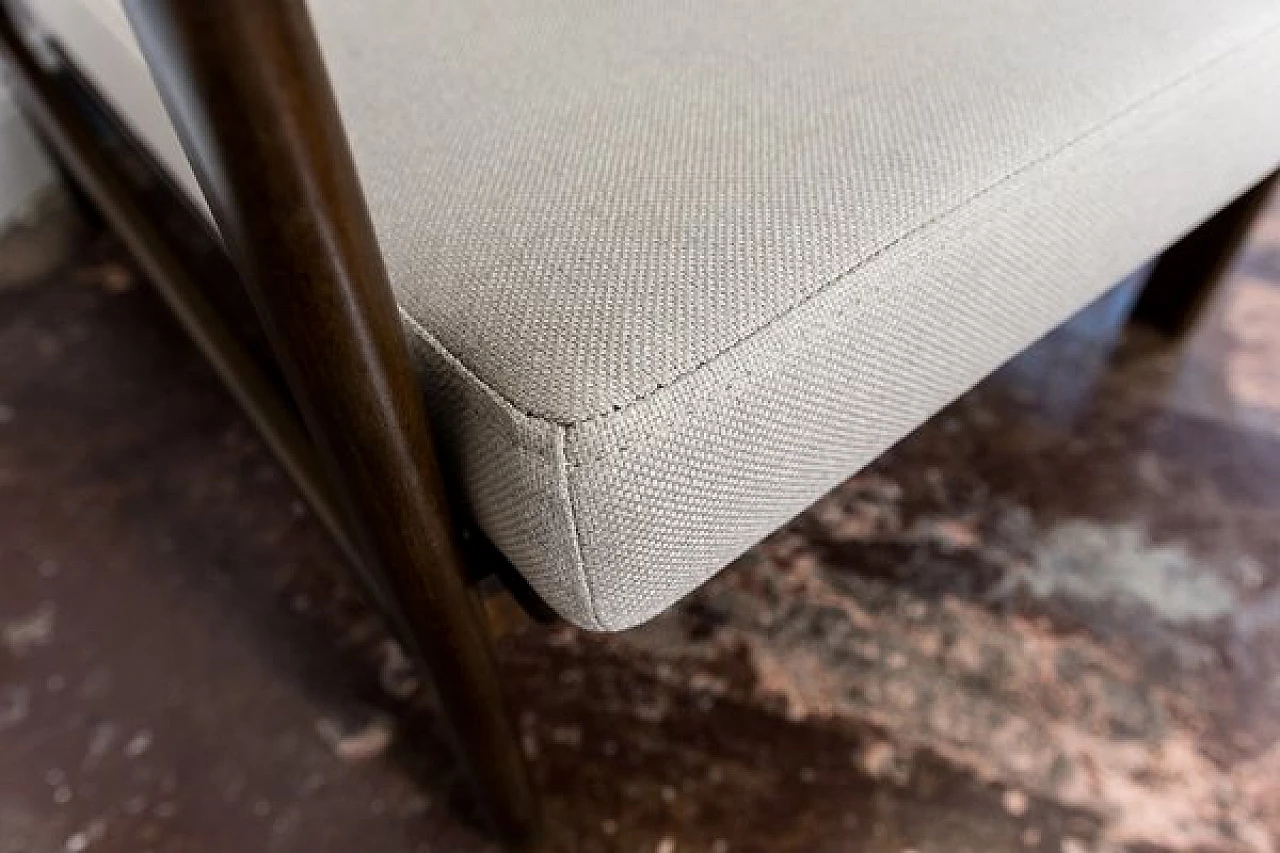 Pair of armchairs B 7522 by Zenon Bączyk for Swarzędzkie Fabryki Mebli, 1960s 6