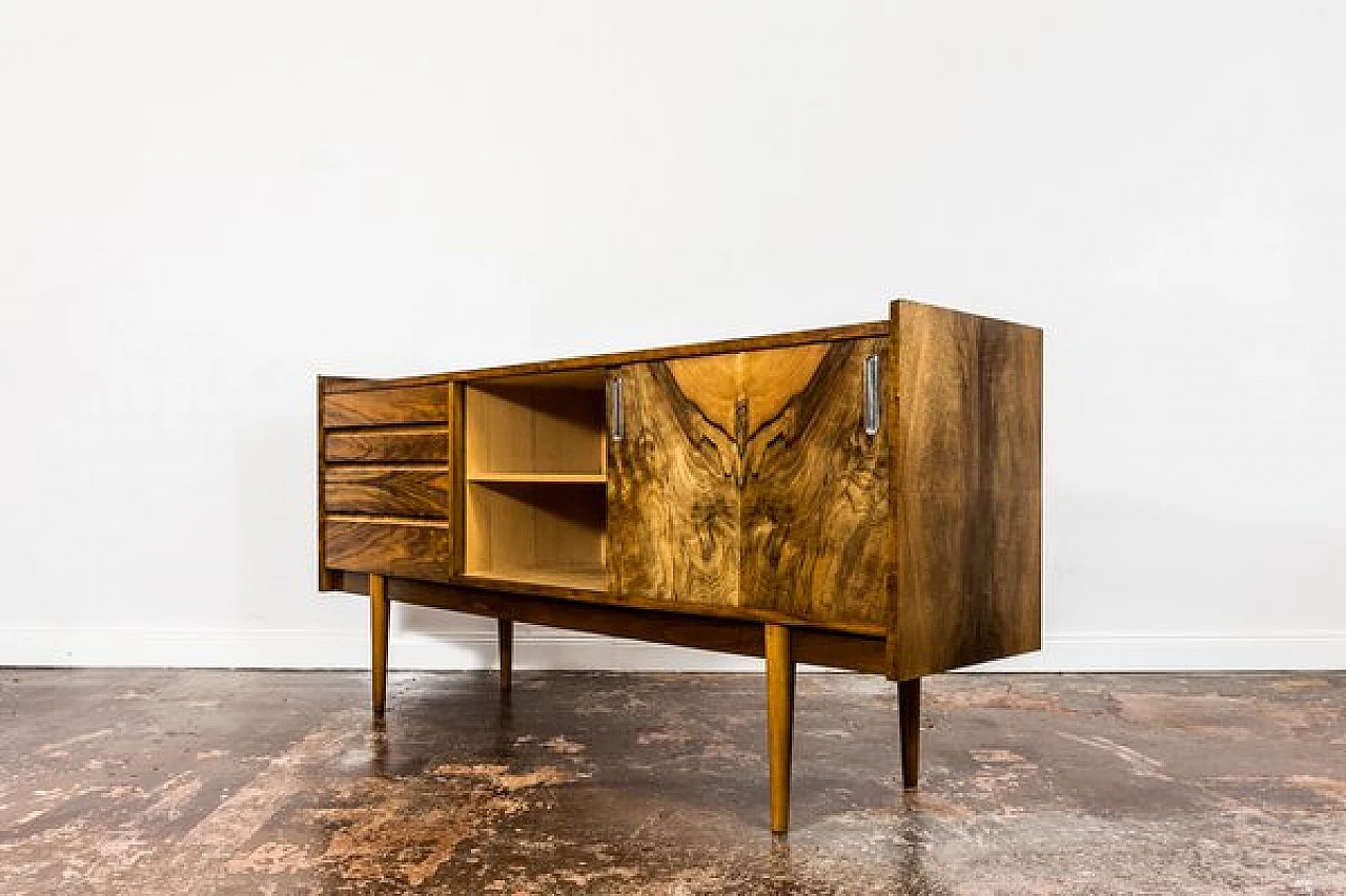 Credenza polacca in noce, anni '60 15