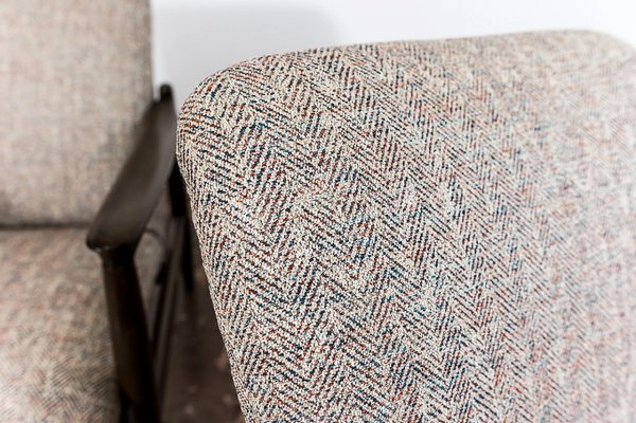 Coppia di poltrone GFM-64 in faggio di Edmund Homa per GFM, anni '60 3