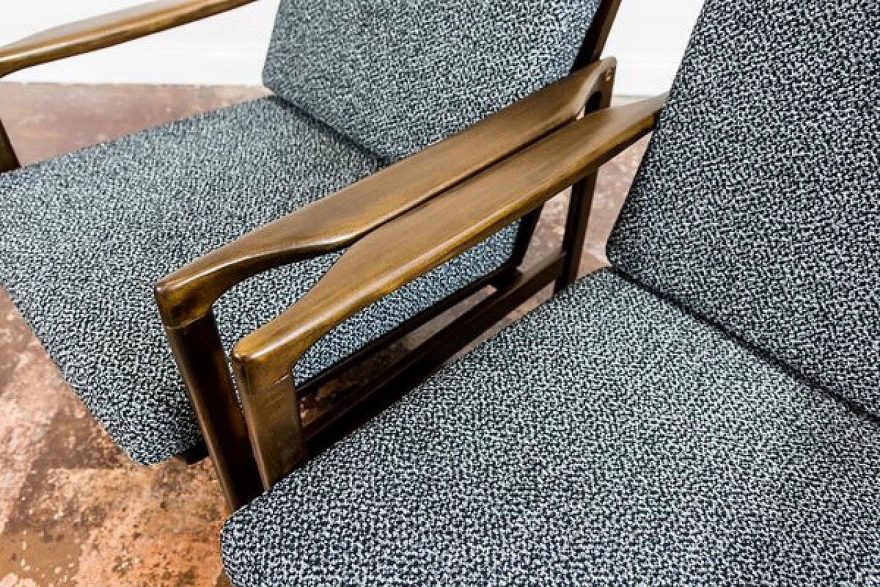 Coppia di poltrone B-7522 attribuite a Zenon Bączyk, anni '60 2