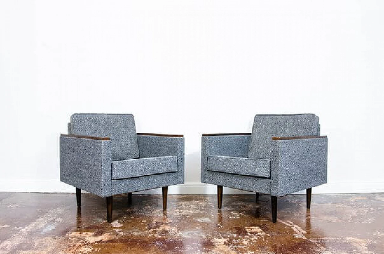 Pair of Nowe-B armchairs by Nowińskie Fabryki Mebli, 1970s 1