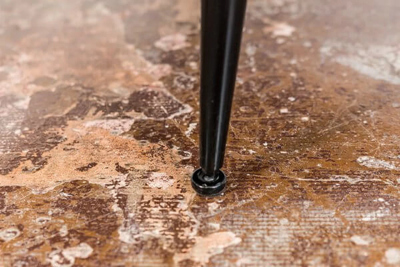 Poltrona ungherese in legno e tessuto, anni '60 7