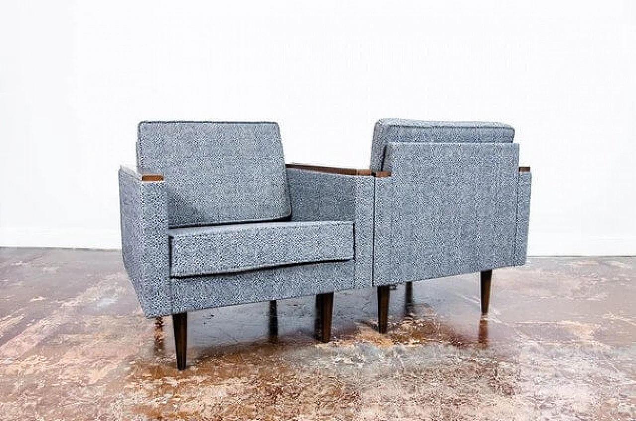 Pair of Nowe-B armchairs by Nowińskie Fabryki Mebli, 1970s 6