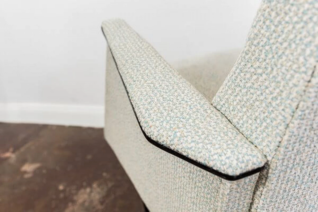 Poltrona ungherese in legno e tessuto, anni '60 13