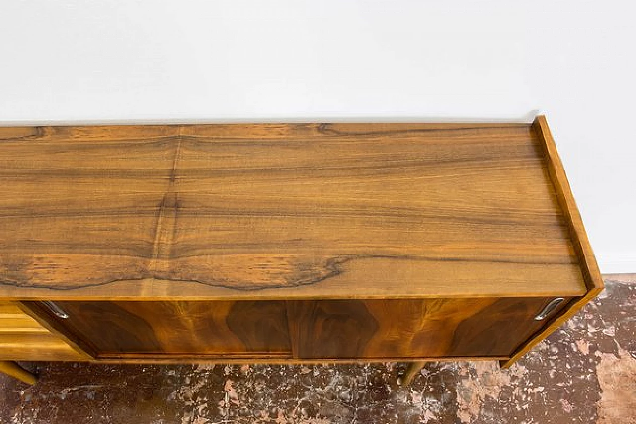 Credenza in noce e faggio di Bytomskie Fabryki Mebli, anni '60 4