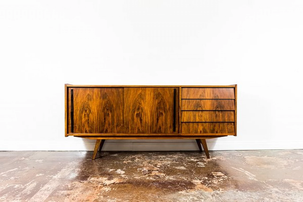 Credenza in noce di Słupskie Fabryki Mebli, anni '60 1