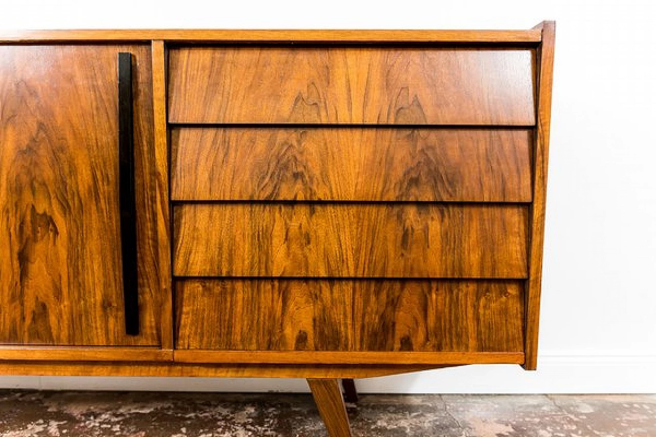 Credenza in noce di Słupskie Fabryki Mebli, anni '60 2