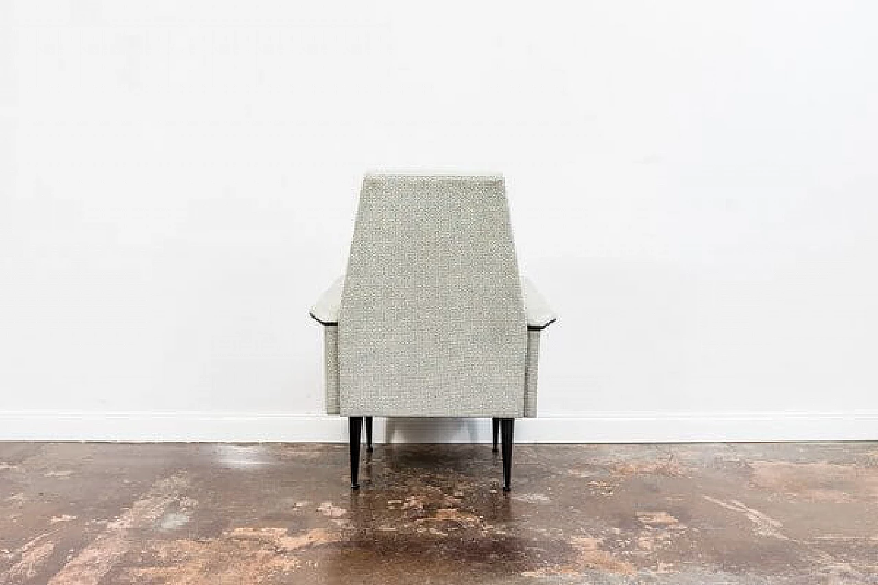 Poltrona ungherese in legno e tessuto, anni '60 17